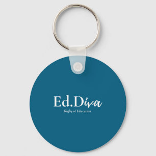 Vrouwen edd doctor van het onderwijs edd diva doct sleutelhanger