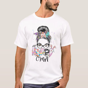 Vrouwen één hap CMA-berichtgeving met paasmakerij T-shirt