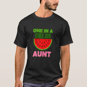 Vrouwen Een In Een Meloen Tante Zomer Watermeloen T-shirt