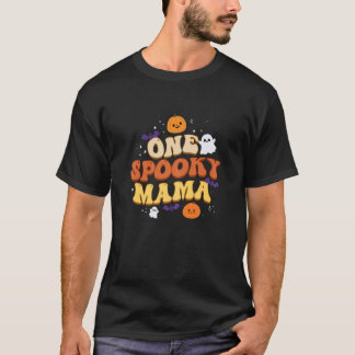 Vrouwen Een Spooky Mama Mom Boo Halloween Schattig T-shirt