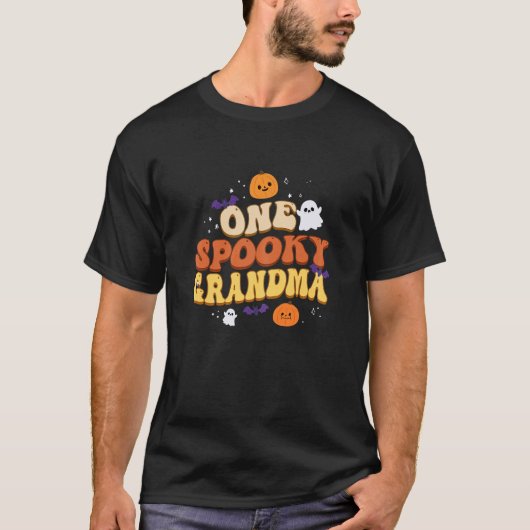 Vrouwen Een Spooky Oma Boo Halloween Schattige T-shirt (Voorkant)