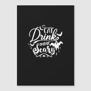 Vrouwen Eet Drink En Wees Vreselijk Halloween Mode