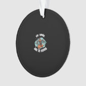 Vrouwen Eet Drink En Wees Vreselijk Halloween Mode Ornament (voorkant)