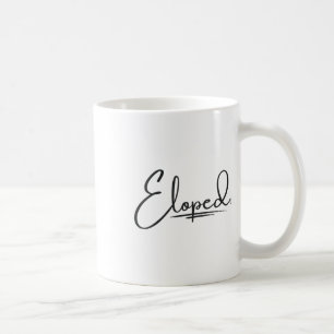 Vrouwen Eloped _ Bruid & Bruidegom _ Huwelijks Koffiemok