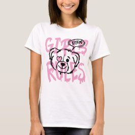 Vrouwen empoweren: GIRLS RULES Kunstwerk T-shirt