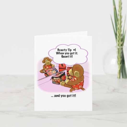 Vrouwen Empowerment / Aanmoediging kaart (Voorkant)