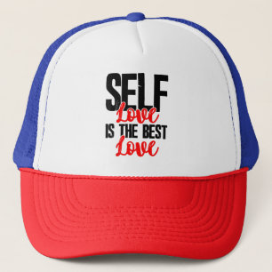Vrouwen Empowerment Tshirts - Zelfliefde is de bes Trucker Pet
