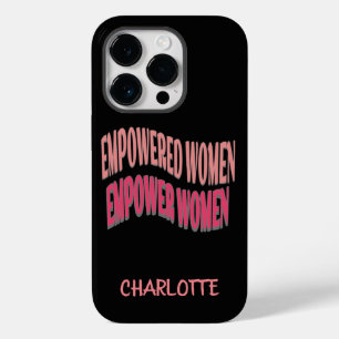 Vrouwen Empowerment Zwart Case-Mate iPhone 14 Pro Hoesje
