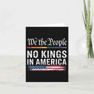Vrouwen en geen koningen in Amerika, wij zijn het Kaart