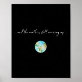 Vrouwen en het warmt de opwarming van de aarde op poster (Voorkant)