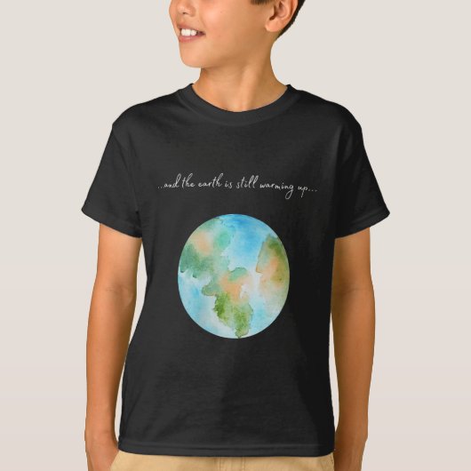 Vrouwen en het warmt de opwarming van de aarde op t-shirt (Voorkant)
