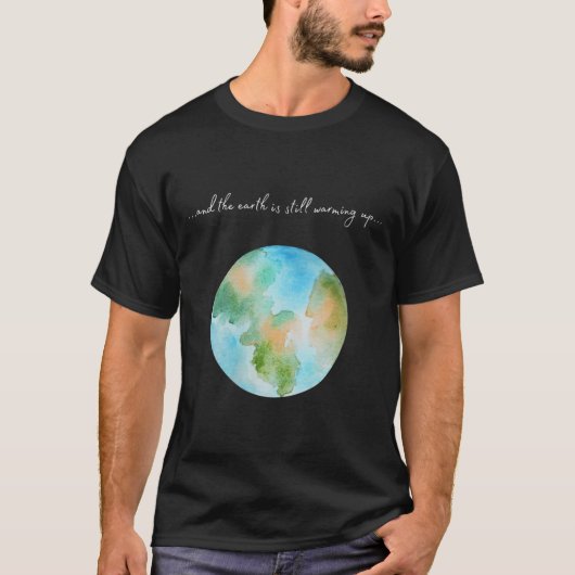 Vrouwen en het warmt de opwarming van de aarde op t-shirt (Voorkant)