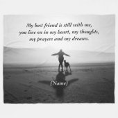 Vrouwen en honden - De enige ter wereld Fleece Deken (Voorkant (Horizontaal))