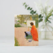 Vrouwen en katten die naar Bridge kijken Briefkaart (Staand voorkant)