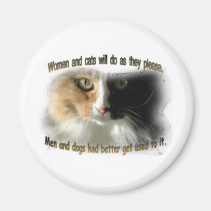 Vrouwen en katten... magneet