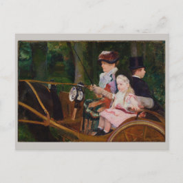Vrouwen en meisjes die Mary Cassatt besturen Briefkaart