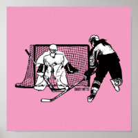 Vrouwen en meisjes die op Net Hockey Player (vrouw