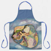 Vrouwen en Meisjes Klimt Style Art Schort (Voorkant)