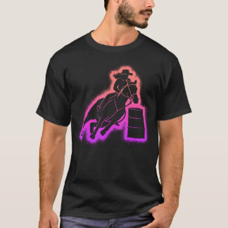 Vrouwen en Meisjes Vat Racing Cowgirl T-shirt
