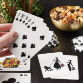 Vrouwen en porselein pokerkaarten (Insitu)