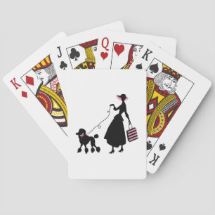 Vrouwen en porselein pokerkaarten