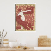 Vrouwen en slangen - Art Nouveau - Jugend Art Poster (Keuken)