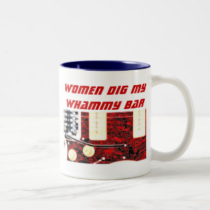 Vrouwen en Whammy Bar Tweekleurige Koffiemok