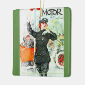 " vrouwen en wielen" keramisch ornament (Links)