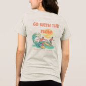 Vrouwen Energie Flow Lessen Leren T Shirt (Achterkant)