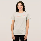 Vrouwen Energie Flow Lessen Leren T Shirt (Voorkant volledig)