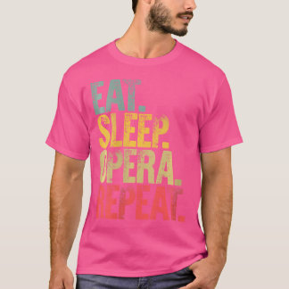 Vrouwen Eten Slaap Herhaal Gift Shirt Eet Slaap Op