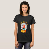 Vrouwen Ew Mensen Halloween Kat T-shirt (Voorkant volledig)