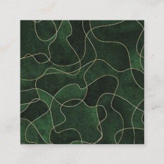 Vrouwen Fabric Design Vierkante Visitekaartje