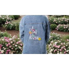 Vrouwen Fabulous Flamingo Thema Roze Denim Jacket