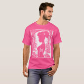 Vrouwen Fantasy Post Punk Keltische Tribal Art Bat T-shirt (Voorkant volledig)