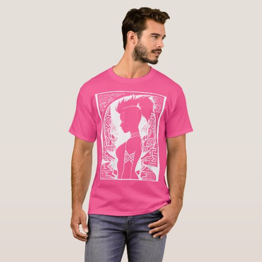 Vrouwen Fantasy Post Punk Keltische Tribal Art Bat T-shirt (Voorkant volledig)