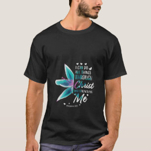 Vrouwen Filippijnen 4 13 Christelijke Bijbelse cad T-shirt