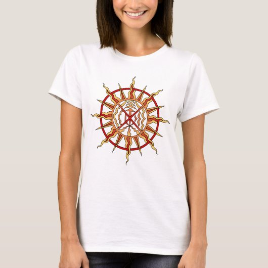Vrouwen First Nations Shirt Plus Size Tribal Shirt (Voorkant)