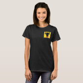 Vrouwen Fleece Zip Jogger met vlag van Uri T-shirt (Voorkant volledig)