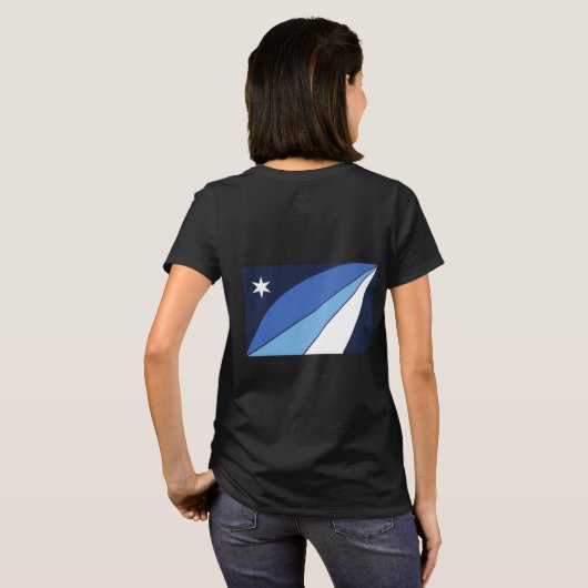 Vrouwen Fleece Zip Jogger, vlag van Columbia, SC T-shirt (Achterkant volledig)