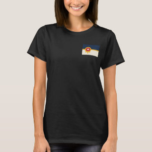 Vrouwen Fleece Zip Jogger, vlag van Tulsa City T-shirt