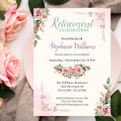 Vrouwen Floral Classic Elegant Pensioen Party Kaart