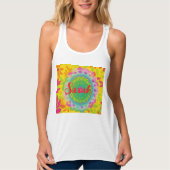 Vrouwen Flovy racerback tank top (Voorkant)
