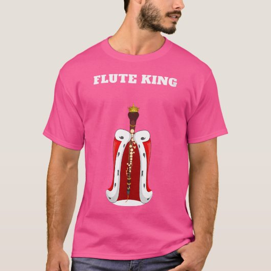 Vrouwen Fluit King Boys Fluit Tshirt Mannen Fluit (Voorkant)
