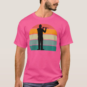 Vrouwen Fluitrecorder Fluitist Speler Fluitist Win T-shirt