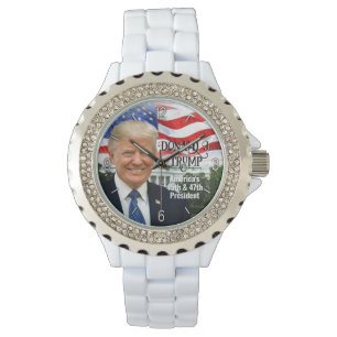 Vrouwen Foto 47e President Donald Trump 2024 Horloge