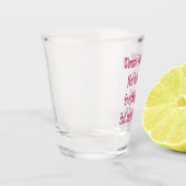Vrouwen fouten veel Mannen slechts twee roze lette Shot Glas (Links)