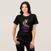 Vrouwen Foxy in Montana Tshirt (Voorkant volledig)