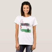 Vrouwen Free Palestine T-shirt – Gaza Orphan Aware (Voorkant volledig)