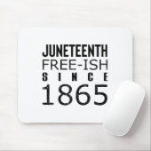 Vrouwen Freeish Juneteeth Sinds 1865 Zwarte Geschi Muismat (Met muis)